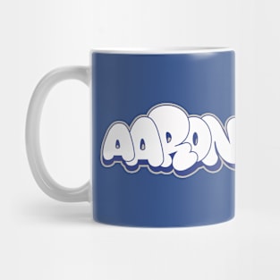 AARON Bubble letters graffiti style Mug